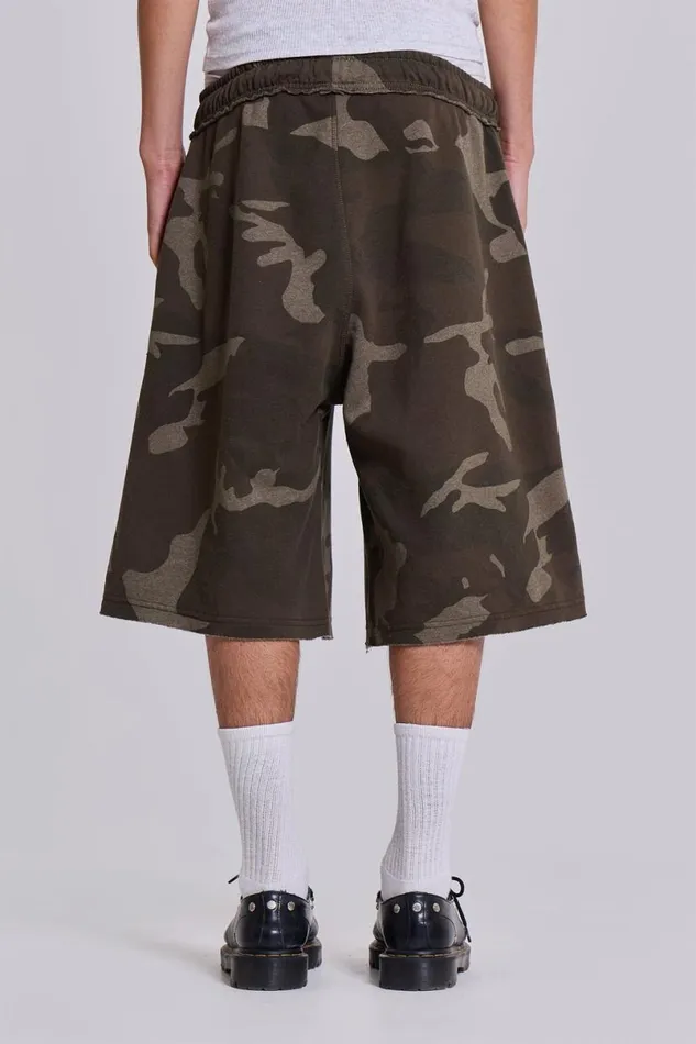 Jaded London Camo Pants Women Camo Monster Jogger Shorts Camo