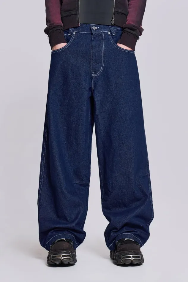 Jaded London Colossus Jeans Men Comet Colossus Jeans Blue