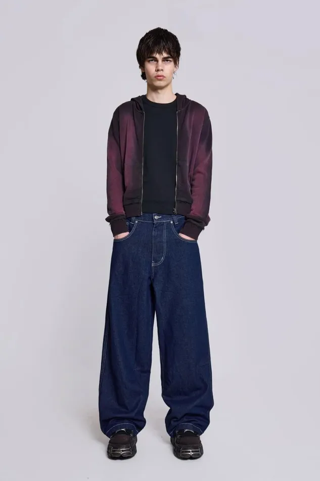 Jaded London Colossus Jeans Men Comet Colossus Jeans Blue