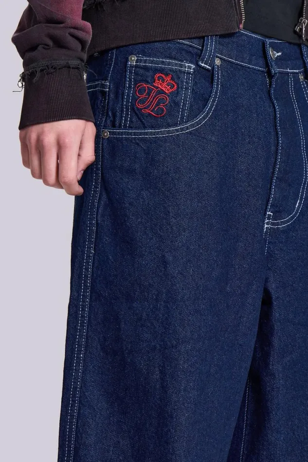 Jaded London Colossus Jeans Men Comet Colossus Jeans Blue