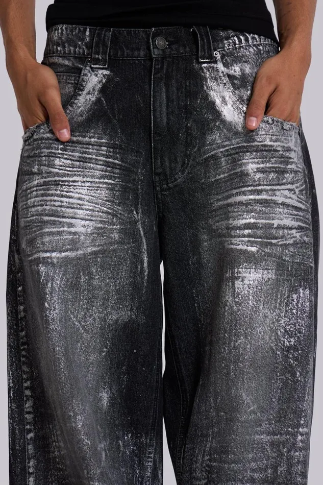Jaded London Colossus Jeans MenUnisex Gunmetal Colossus Jeans Gunmetal