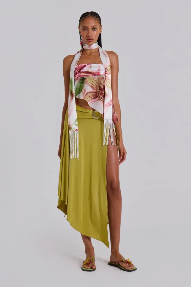 Jaded London Corsets Women Regina Corset Top In Lily Floral