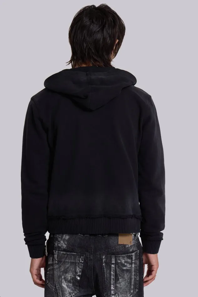 Jaded London Hoodies and Sweatshirts Men Black Drummer Hoodie Black