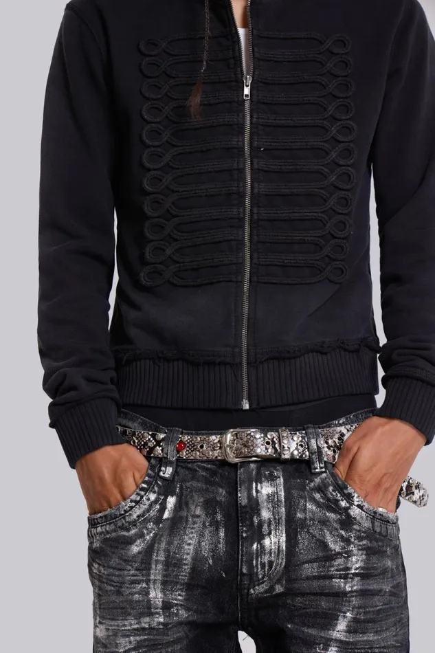 Jaded London Hoodies and Sweatshirts Men Black Drummer Hoodie Black
