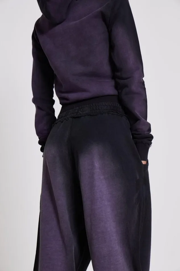 Jaded London Hoodies and Sweatshirts Women Deep Purple Fade Mini Monster Hoodie Purple