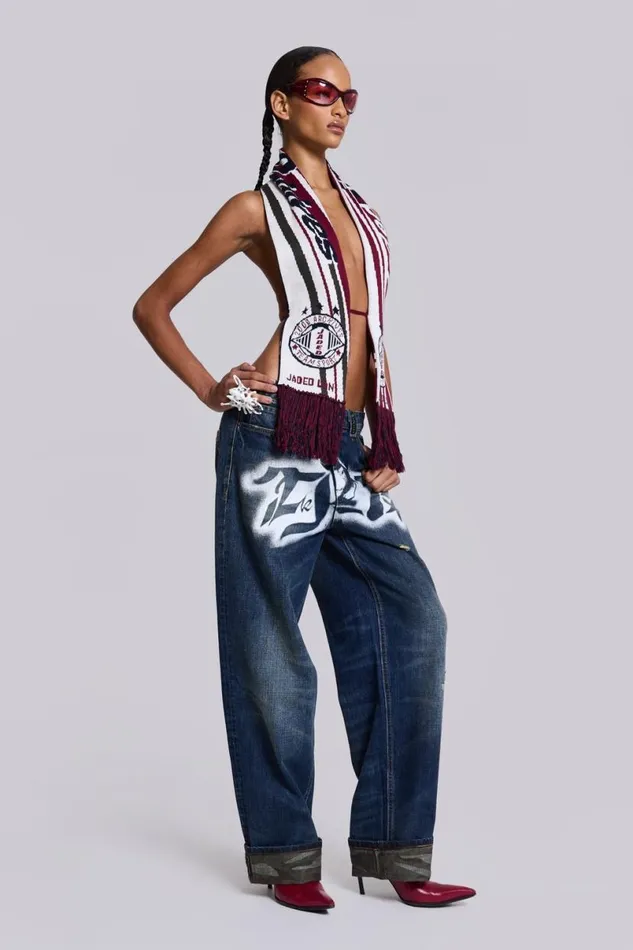 Jaded London Jeans Women 2K LDN Sonic Jeans Blue