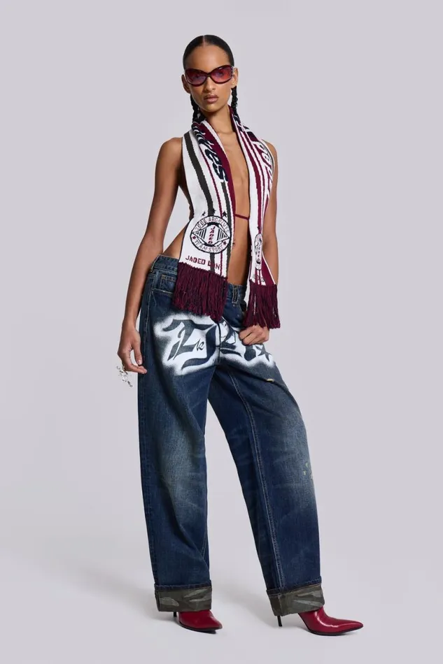 Jaded London Jeans Women 2K LDN Sonic Jeans Blue