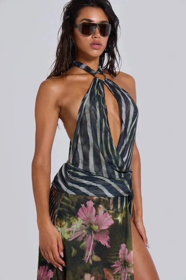 Jaded London Maxi Dresses Women Amara Maxi Dress Multi