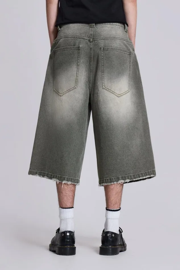 Jaded London Shorts and Jorts Women Khaki Colossus Jorts Khaki