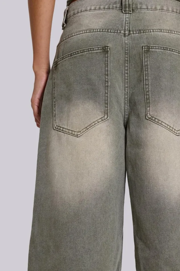 Jaded London Shorts and Jorts Women Khaki Colossus Jorts Khaki