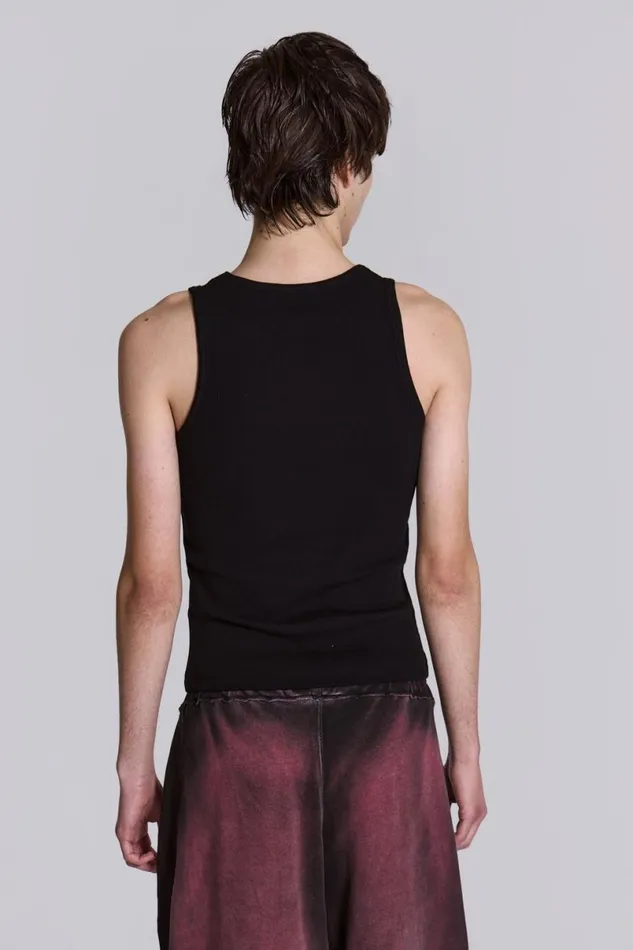 Jaded London TShirts and Vests Men Barbed Heart Vest Black