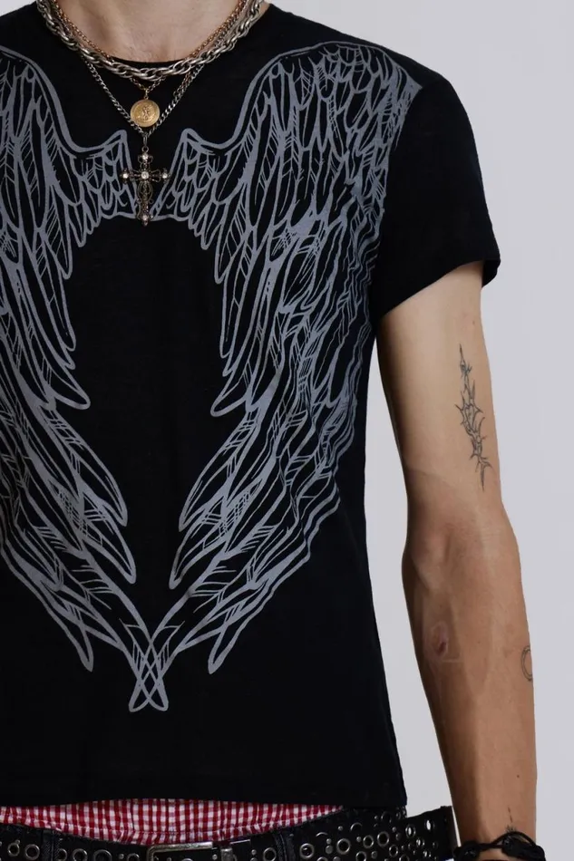 Jaded London TShirts and Vests Men Celestial Tee Black