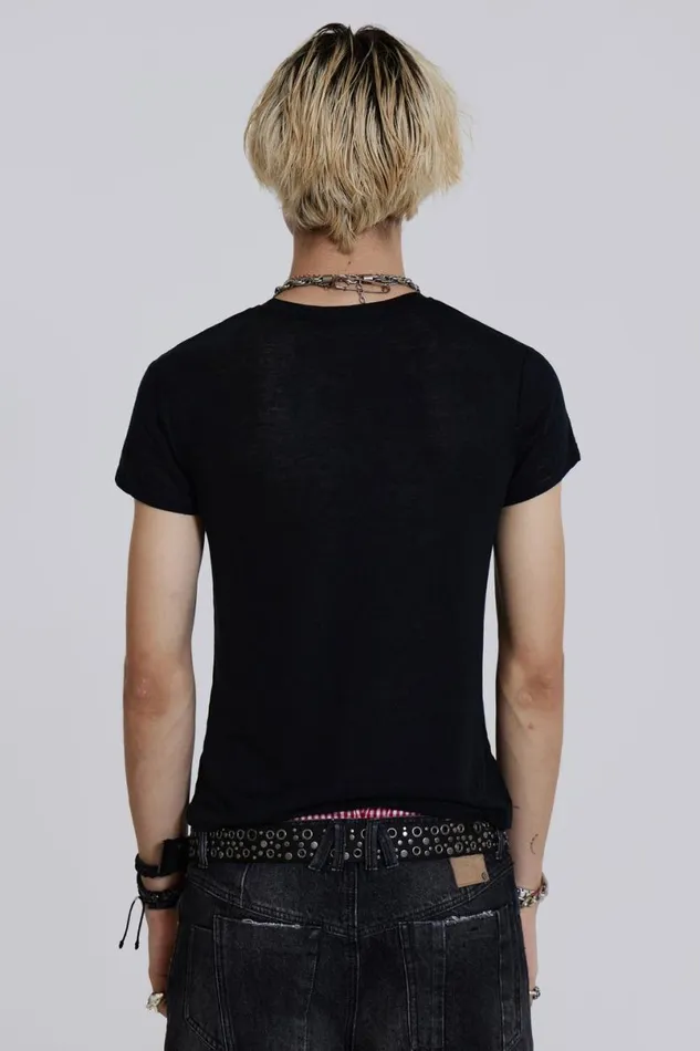 Jaded London TShirts and Vests Men Celestial Tee Black