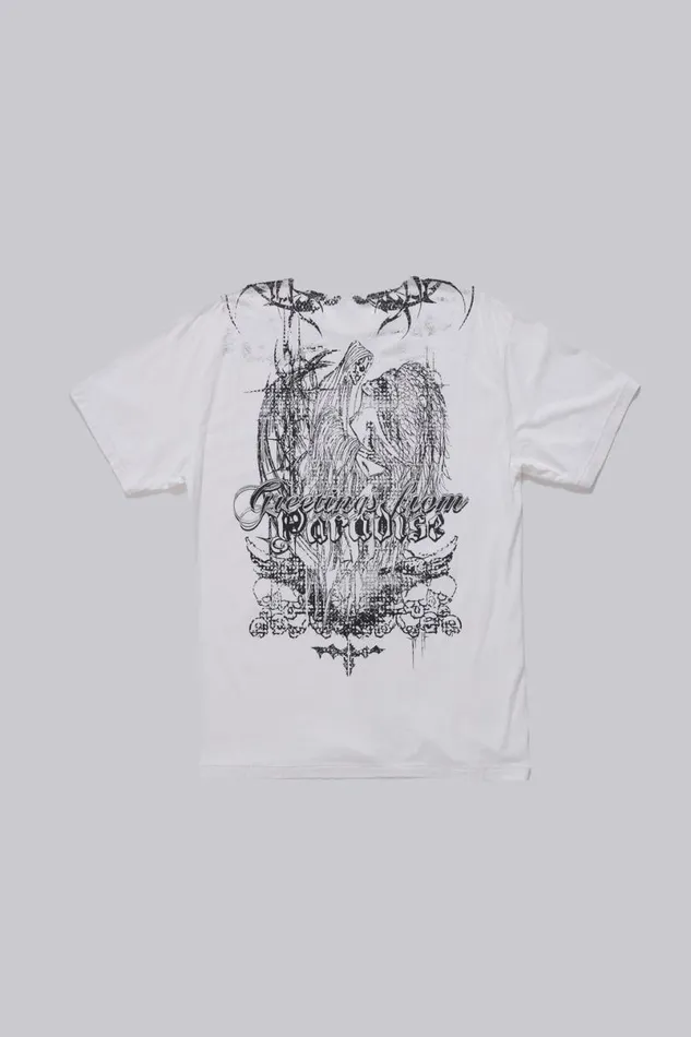Jaded London TShirts and Vests Men Paradise Tee White