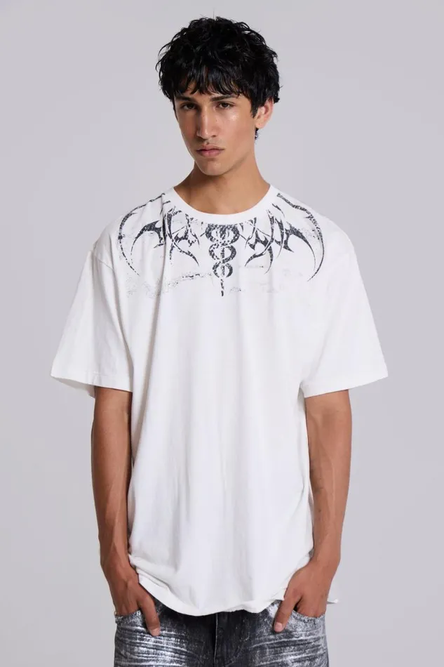 Jaded London TShirts and Vests Men Paradise Tee White