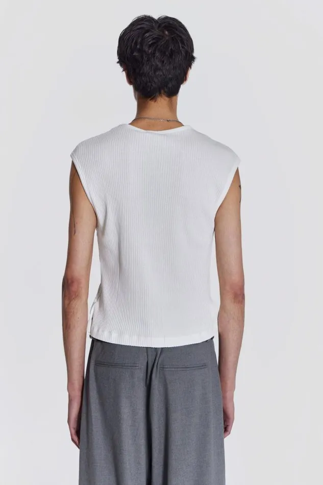 Jaded London TShirts and Vests Men Thesis Tank White