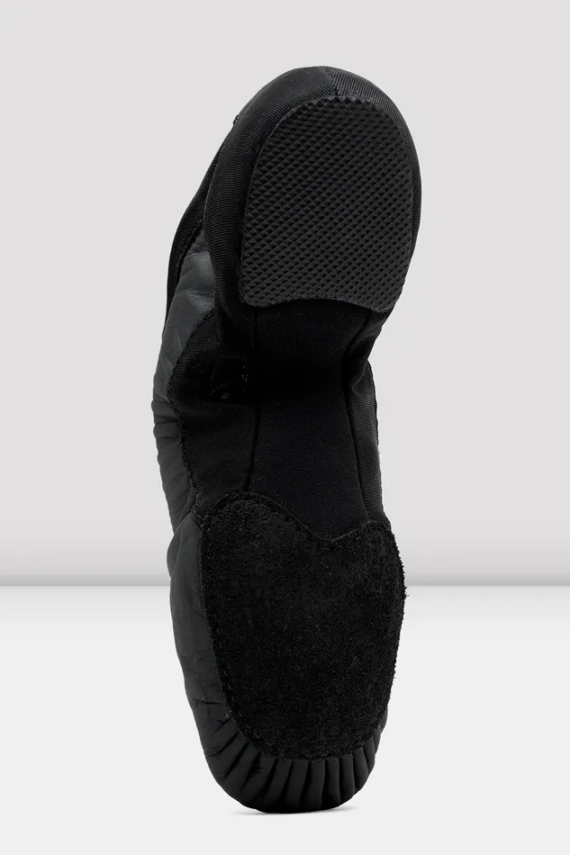 Jazz Bloch Children Childrens Pulse Leather Jazz Shoes Black Leather