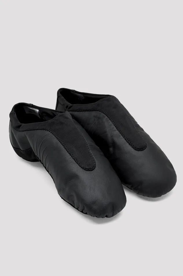 Jazz Bloch Children Childrens Pulse Leather Jazz Shoes Black Leather