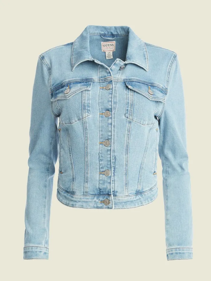 Jeans and Denim Eco Sexy Trucker Jacket Aria Wash GUESS Women Jeans and Denim Eco Sexy Trucker Jacket Aria Wash GUESS Women