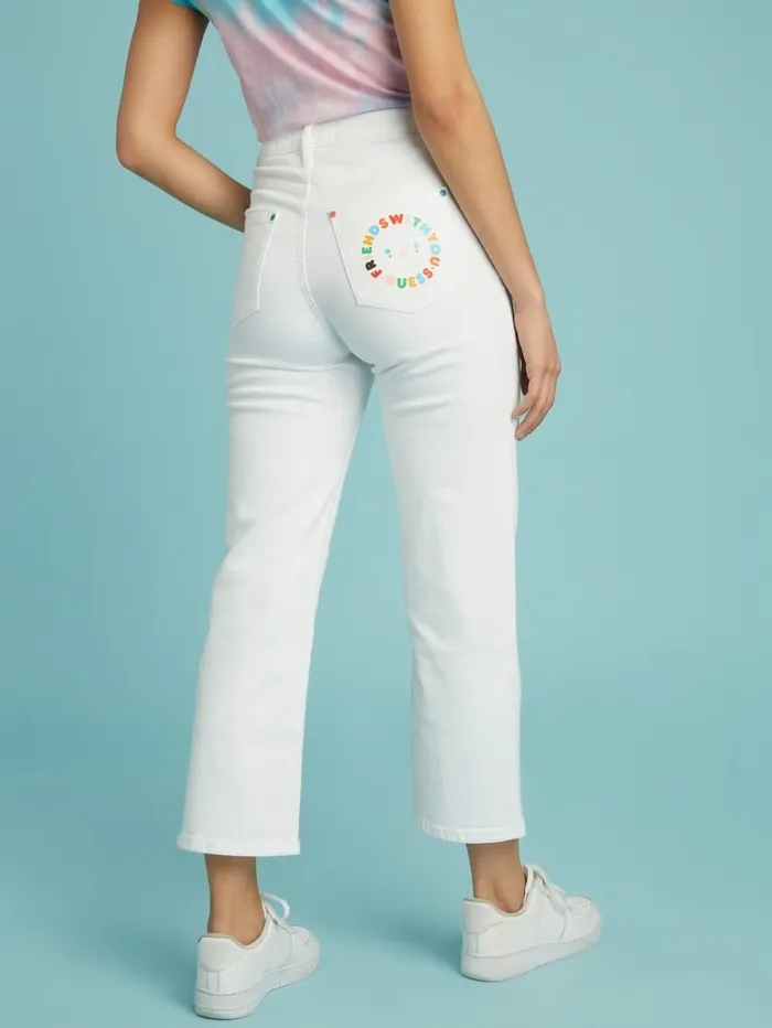 Jeans and Denim FriendsWithYou Super HighRise Jeans Pure White 8211 GUESS Women Jeans and Denim FriendsWithYou Super HighRise Jeans Pure White 8211 GUESS Women