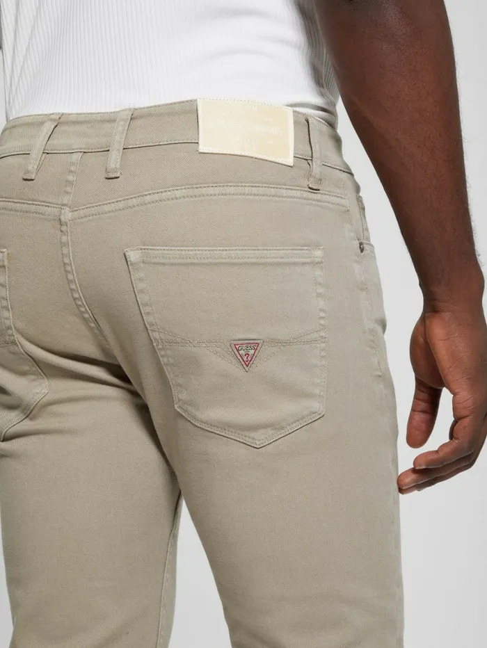 Jeans and Denim GUESS Men Angels Straight Jeans Thermal Clay