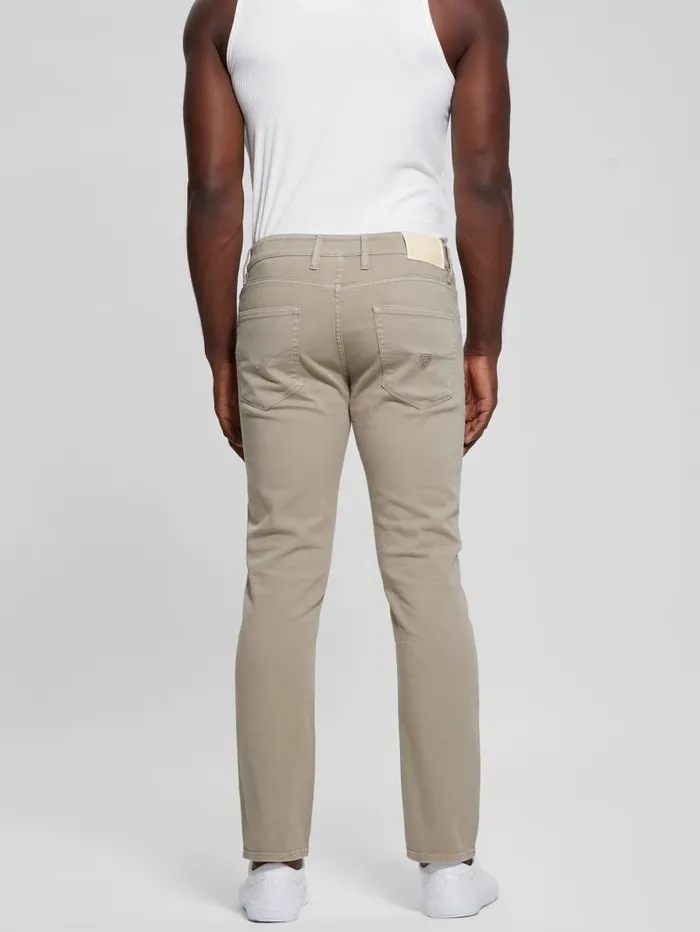 Jeans and Denim GUESS Men Angels Straight Jeans Thermal Clay