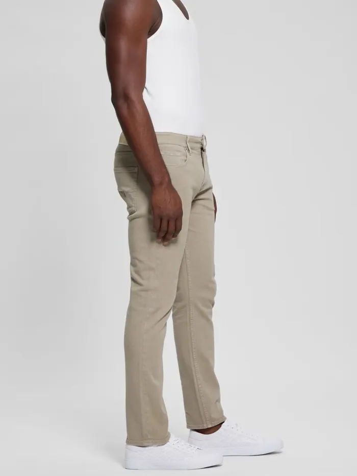 Jeans and Denim GUESS Men Angels Straight Jeans Thermal Clay