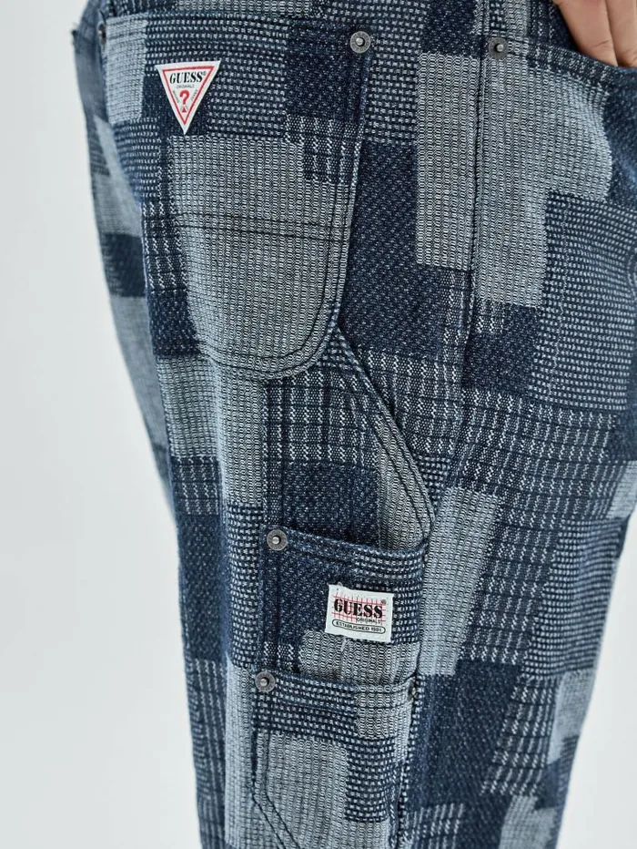 Jeans and Denim GUESS Men GUESS Originals Patched Carpenter Jeans Go Dark Rinse Wash Jeans and Denim GUESS Men GUESS Originals Patched Carpenter Jeans Go Dark Rinse Wash