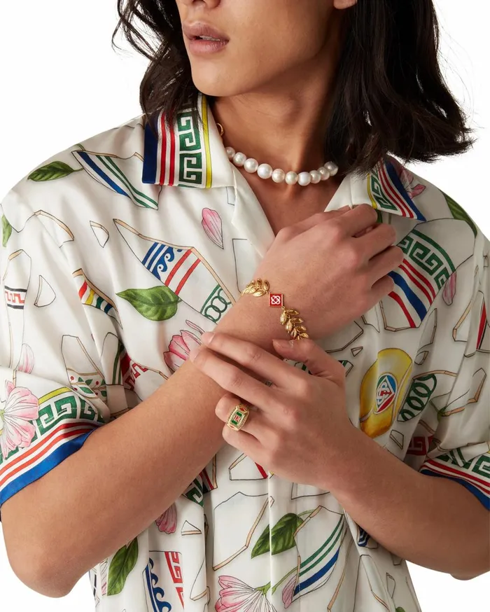 Jewellery MenWomen Casablanca Paris Laurel Leaf Bracelet Jewellery MenWomen Casablanca Paris Laurel Leaf Bracelet