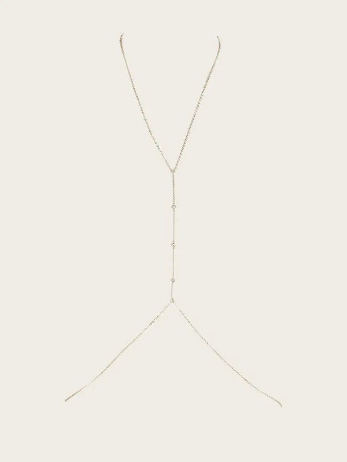 Jewelry GUESS Women GoldTone Body Chain SilverGold