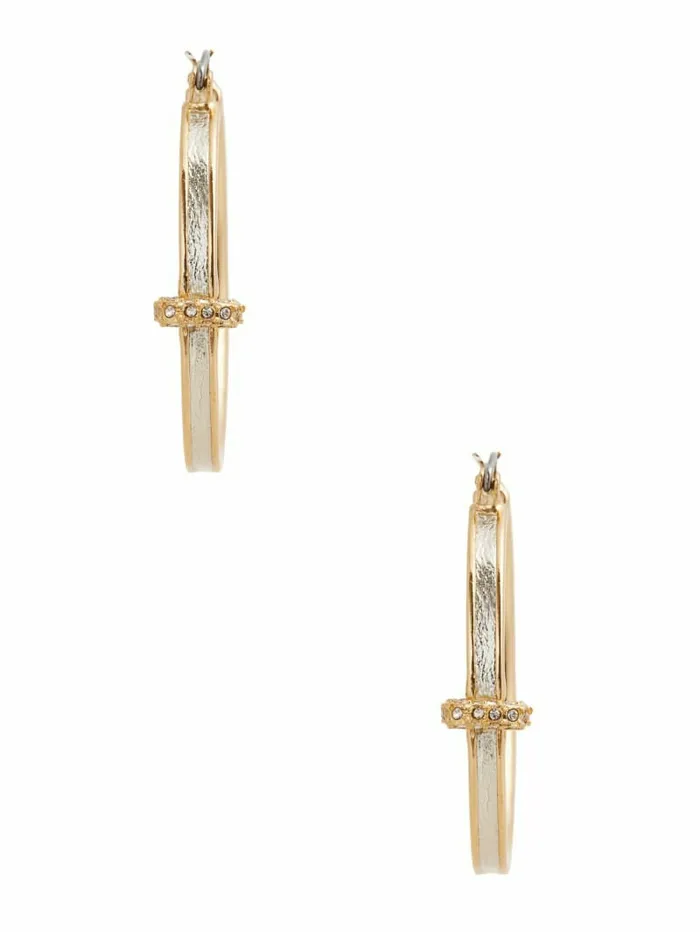 Jewelry Women GUESS Metallic GoldTone Hoop Earrings No Description Jewelry Women GUESS Metallic GoldTone Hoop Earrings No Description