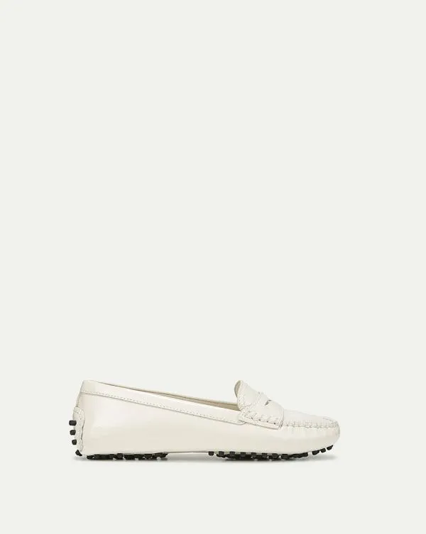 Jia Driving Loafer Ivory Women Veronica Beard Shoes