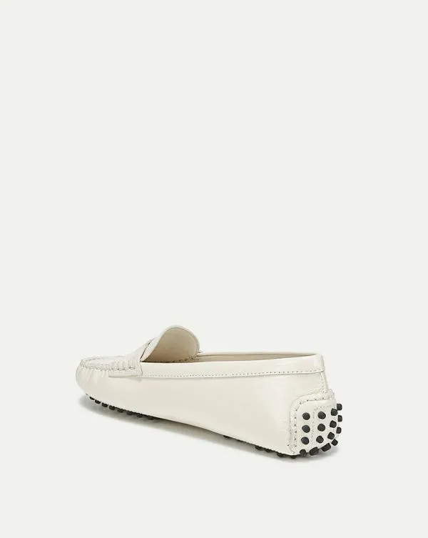 Jia Driving Loafer Ivory Women Veronica Beard Shoes
