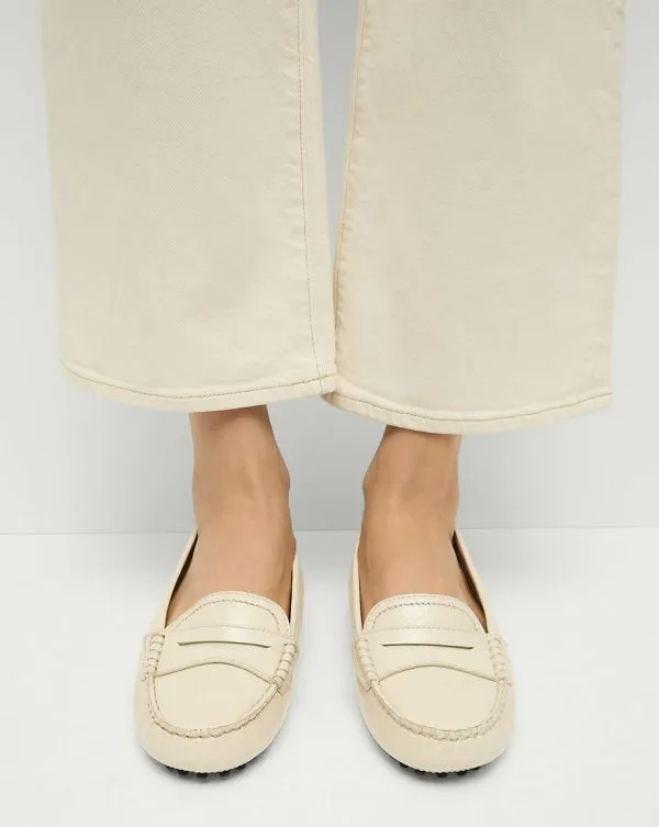 Jia Driving Loafer Ivory Women Veronica Beard Shoes
