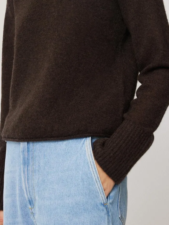 Jigsaw Cloud Cashmere Eldon Jumper Brown Women Knitwear and Cashmere