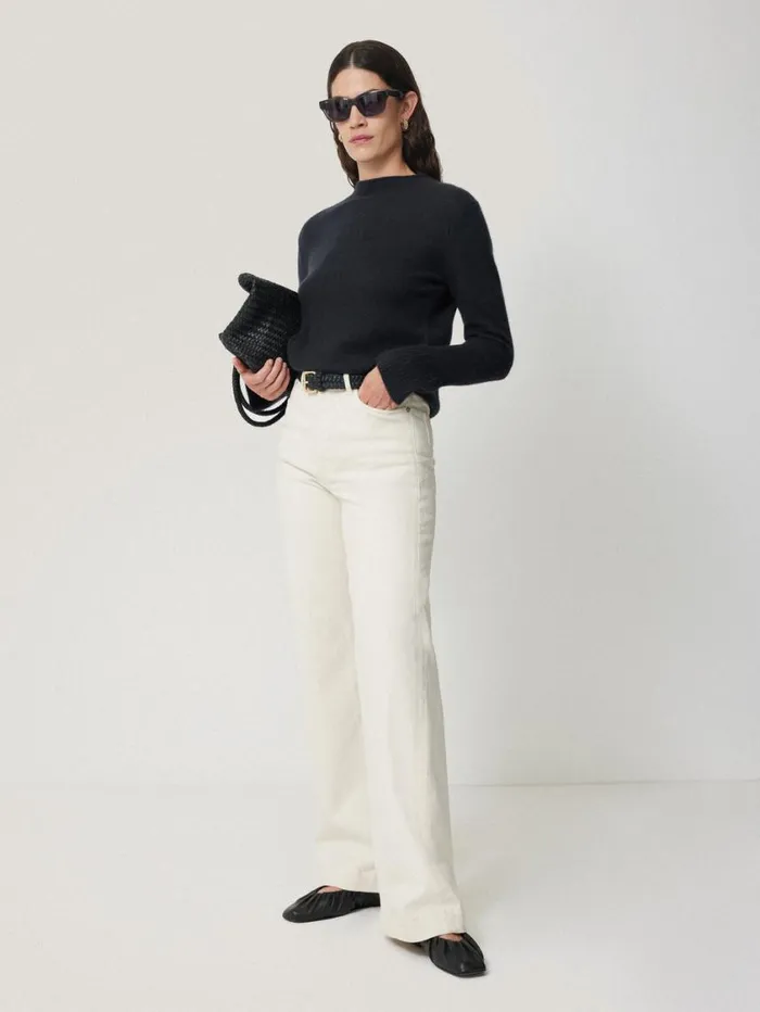Jigsaw Cloud Cashmere Eldon Jumper Navy Women Knitwear and Cashmere