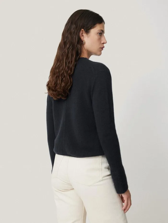 Jigsaw Cloud Cashmere Eldon Jumper Navy Women Knitwear and Cashmere