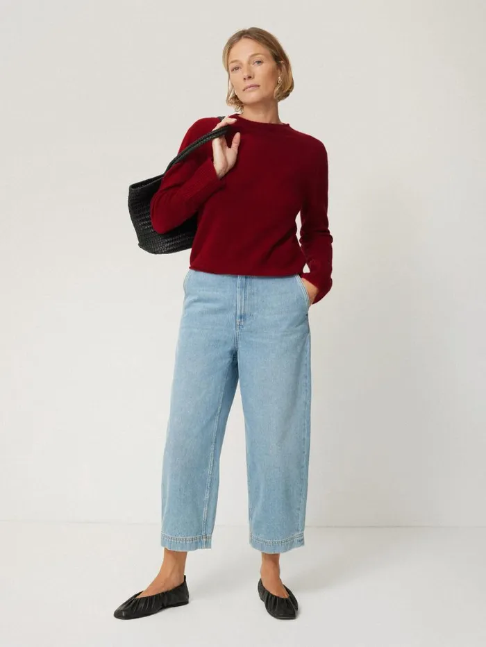Jigsaw Cloud Cashmere Eldon Jumper Red Women Knitwear and Cashmere