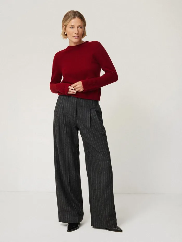 Jigsaw Cloud Cashmere Eldon Jumper Red Women Knitwear and Cashmere