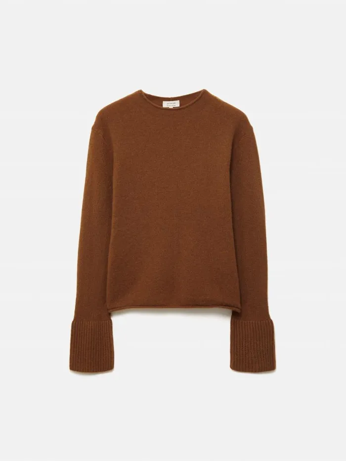 Jigsaw Cloud Cashmere Eldon Jumper Toffee Women Knitwear and Cashmere