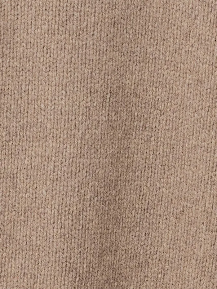 Jigsaw Deconstructed Knitted Cape Taupe Women Knitwear and Cashmere