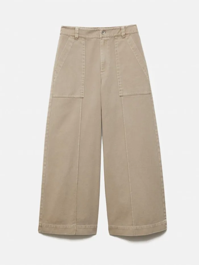 Jigsaw Denim Sailor Trouser Brown Women Denim