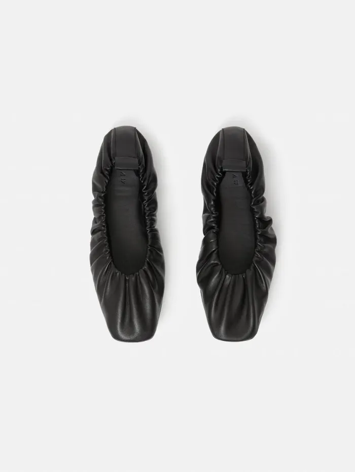 Jigsaw Elasticated Ballerina Black Women Flats