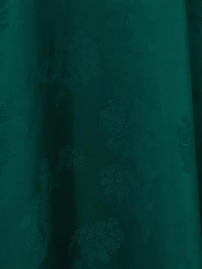 Jigsaw Floral Jacquard Midi Skirt Green Women Skirts