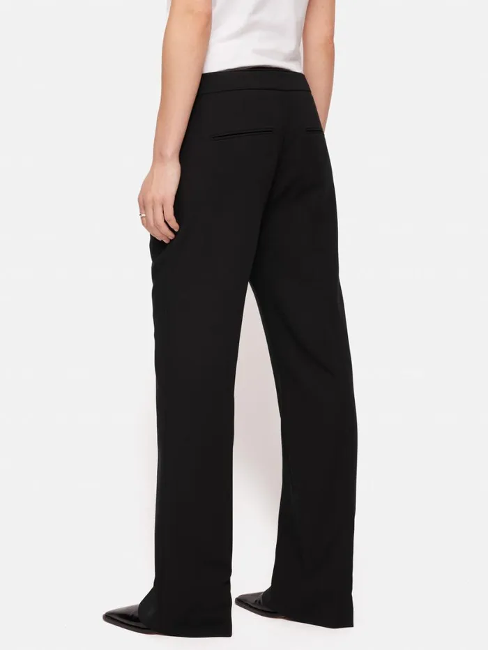 Jigsaw Fluid Twill Mason Trouser Black Women Trousers