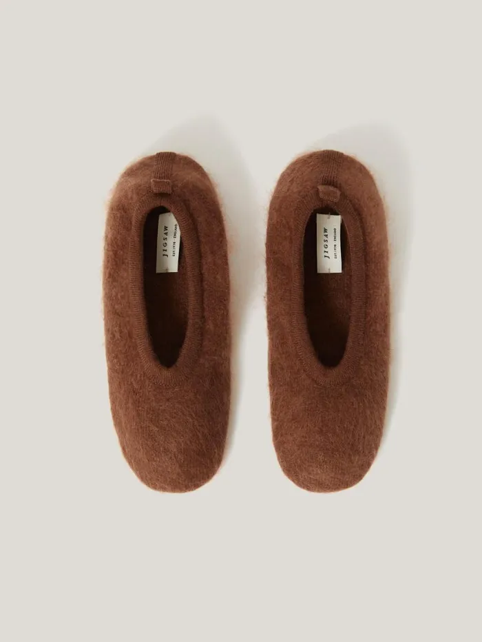 Jigsaw Halo Cashmere Slipper Ginger Women Pyjamas and Loungewear