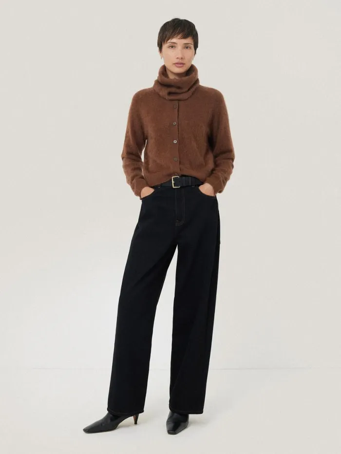 Jigsaw Halo Cashmere Snood Ginger Women Knitwear and Cashmere
