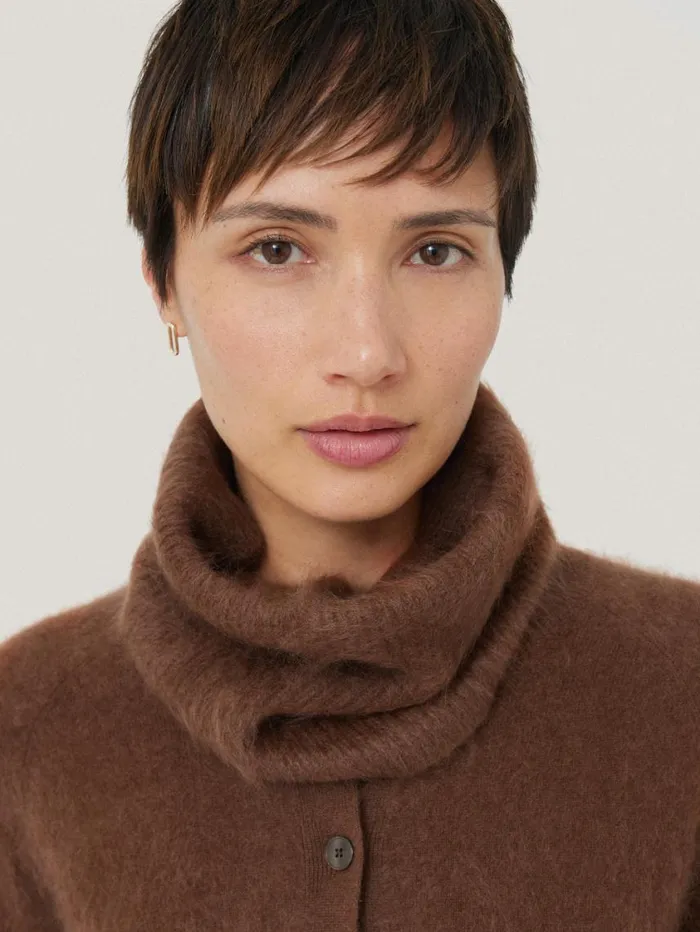 Jigsaw Halo Cashmere Snood Ginger Women Ponchos and Scarves