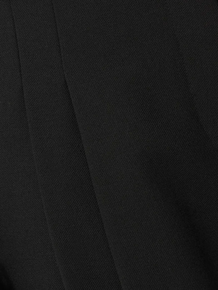 Jigsaw Kemp Wide Leg Japanese Wool Trouser Black Women Suits and Tailoring
