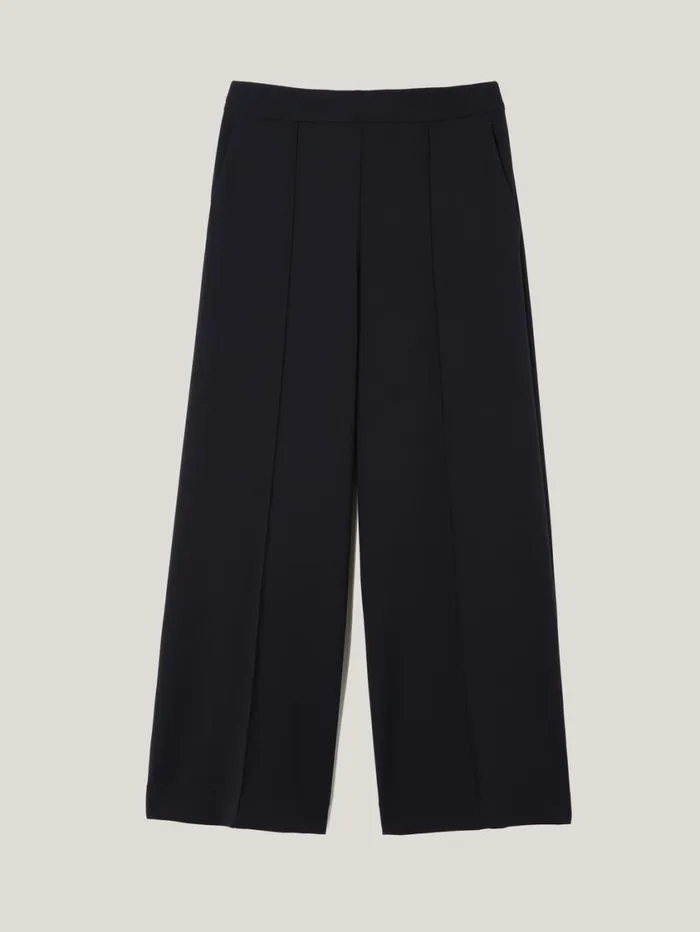 Jigsaw Modern Crepe Sailor Trouser Navy Women Suits and Tailoring